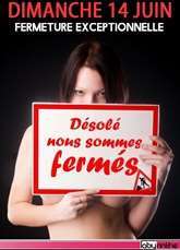 Exceptionnellement fermé