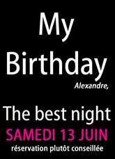 Alexandre Birthday !