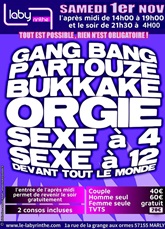 Après midi et soirée GANG BANG