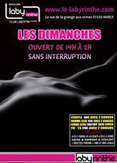 DIMANCHE de 14h à 19h (fermé le soir)