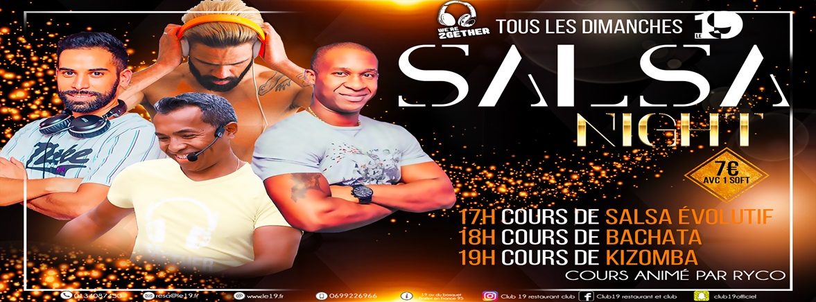 LE DIMANCHE EN SALSA flyer