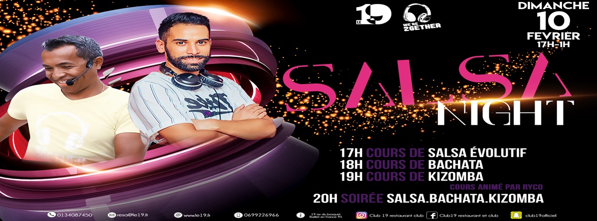 SALSA BACHATA KIZOMBA by Dj Mak flyer