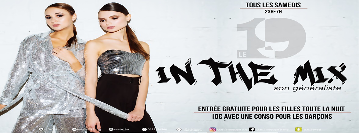 # SAMEDI I love you! Club19 flyer