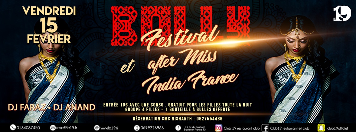 BOLLYWOOD FESTIVAL flyer