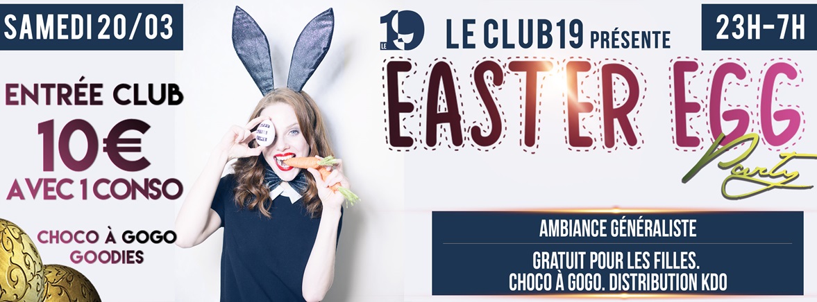 EASTER EGGS Party flyer