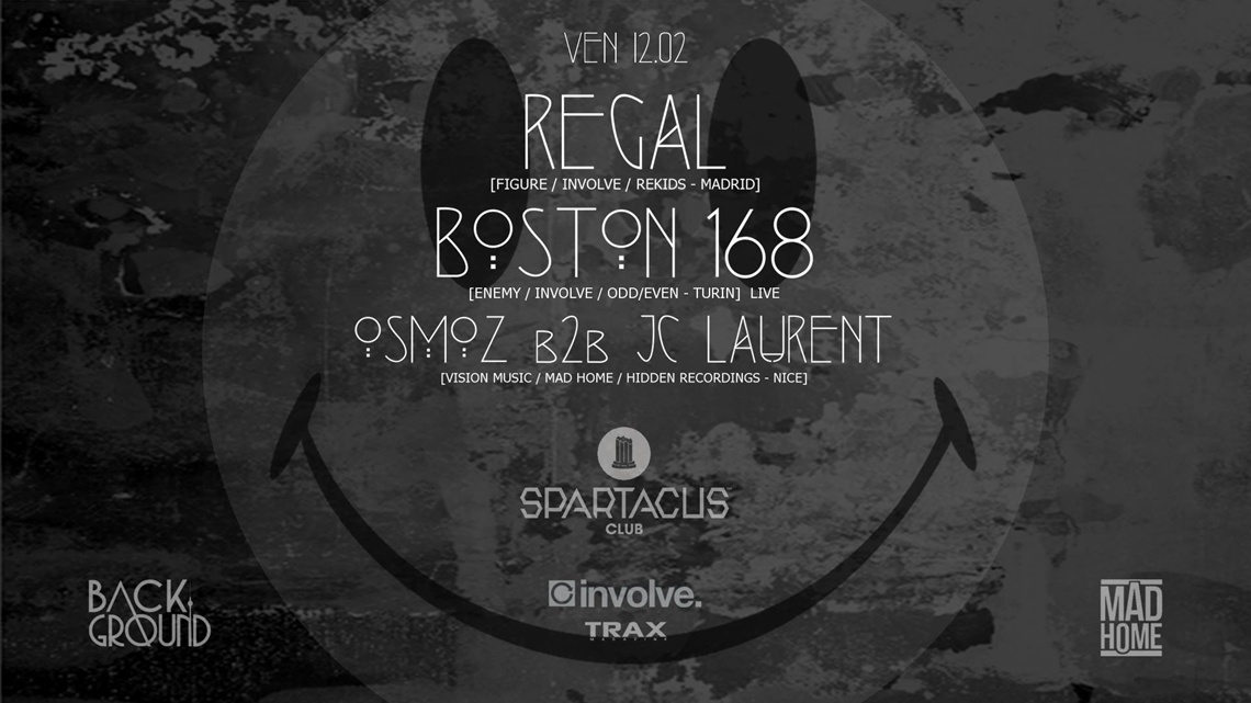 ACID w/ REGAL / BOSTON 168 (live) / OSMOZ b2b JC LAURENT flyer