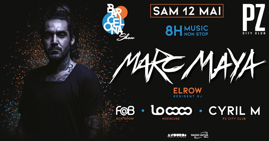 MARC MAYA (ELROW) @PZ City Club flyer