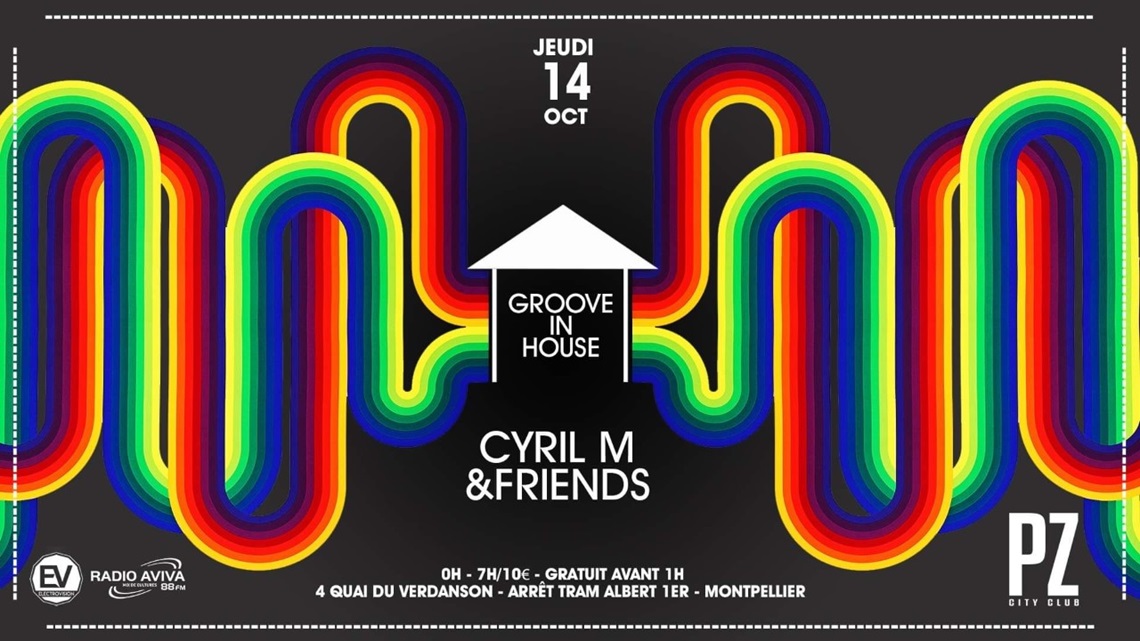 Groove In House x PZ city club flyer