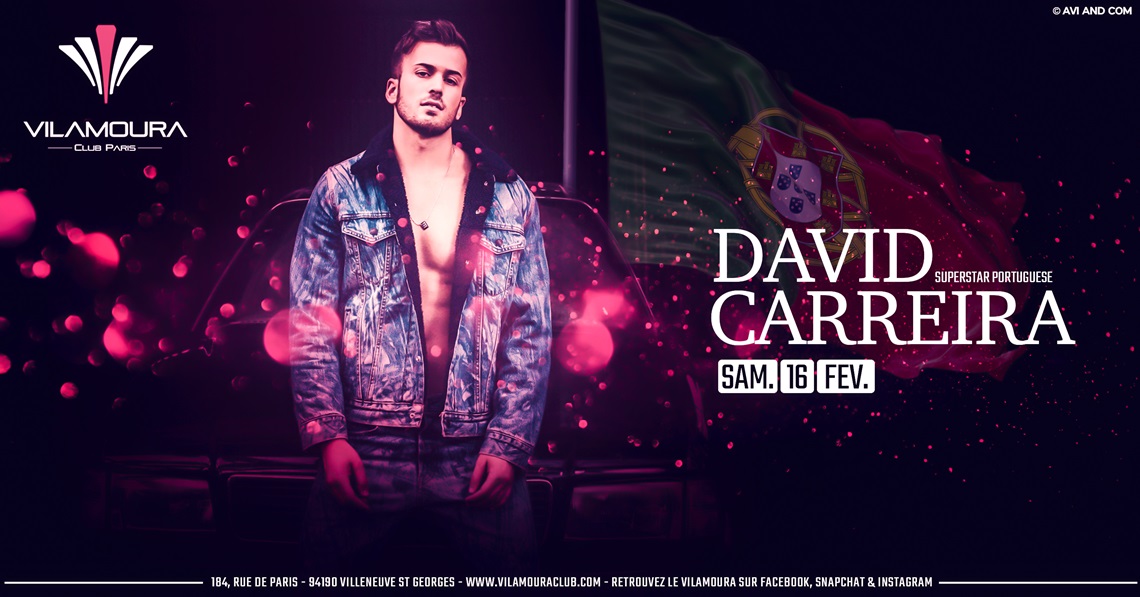 SHOWCASE DAVID CARREIRA flyer
