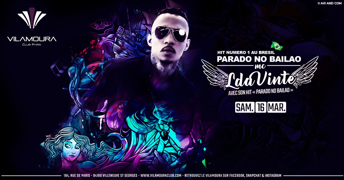 MC LDA VINTE "PARADO NO BAILAO" flyer
