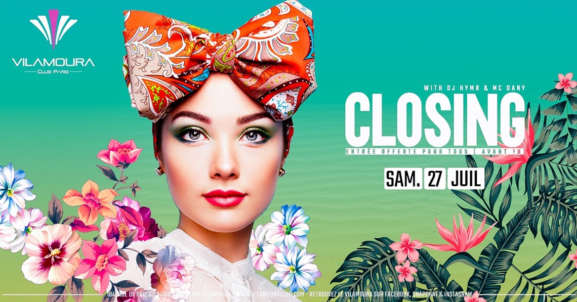 CLOSING PARTY flyer