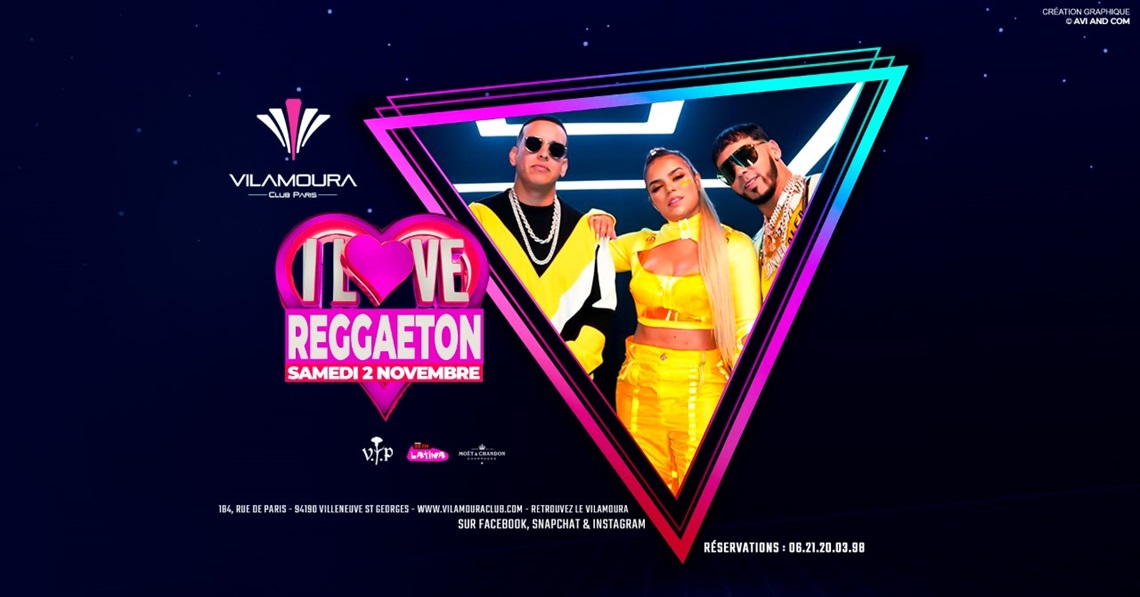 I LOVE REGGAETON flyer